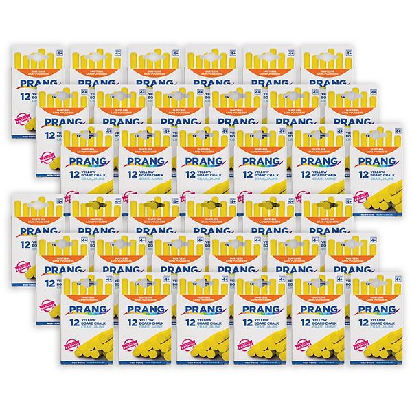 Dixon Prang 12-pc. Yellow Dustless Board Chalk 36-pk. Dixon