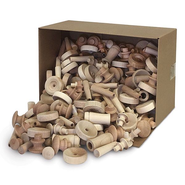 Dixon Creativity Street 18 lbs. Assorted Shapes & Sizes Natural Wood Turnings Set Dixon