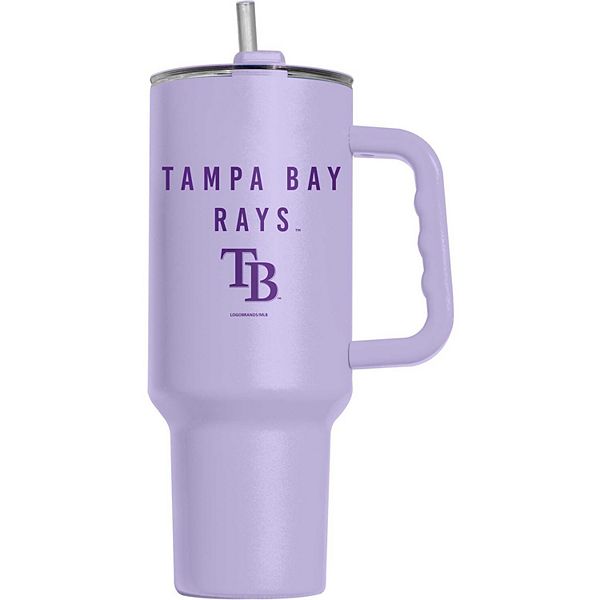 Tampa Bay Rays 40oz. Lavender Soft Touch Tumbler Logo Brand