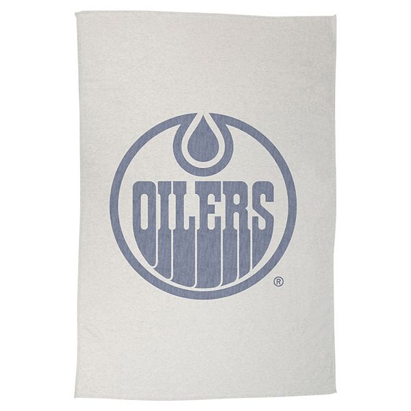 "Edmonton Oilers 54"" x 84"" Sweatshirt Blanket" Logo Brand