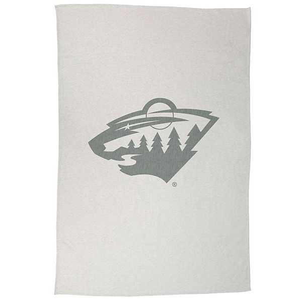 "Minnesota Wild 54"" x 84"" Sweatshirt Blanket" Logo Brand