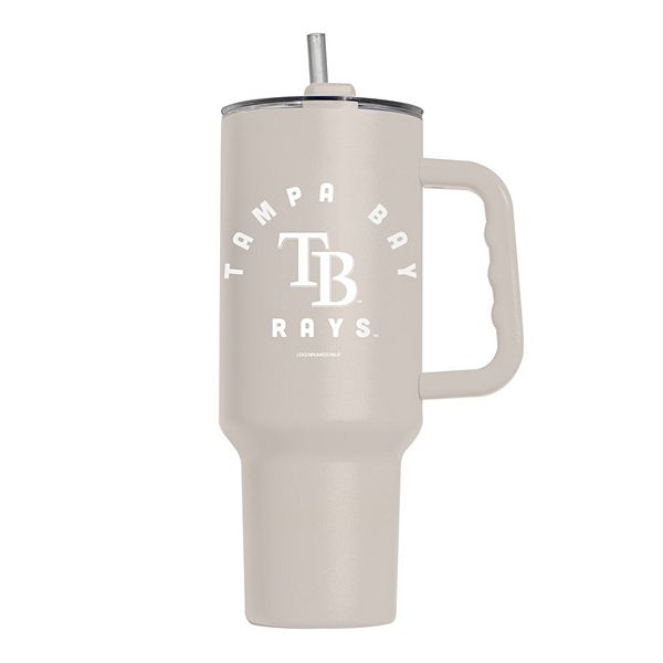 Tampa Bay Rays 40oz. Sand Soft Touch Tumbler Logo Brand