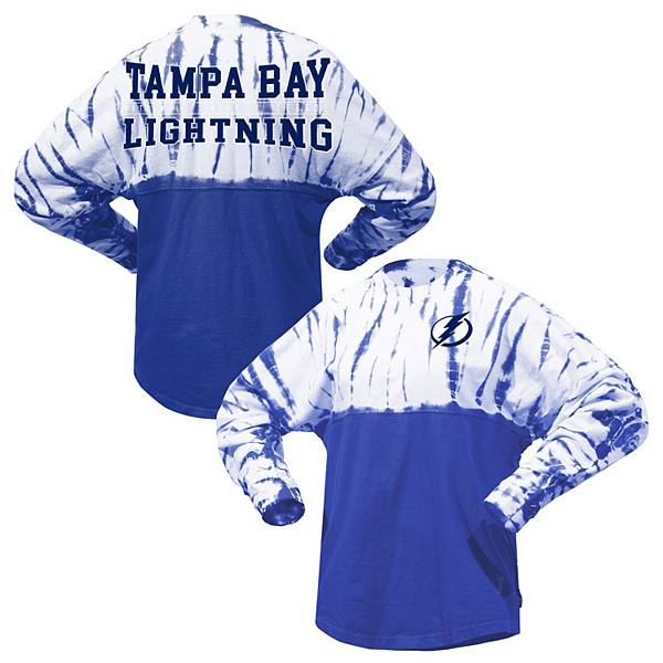 Унисекс футболка Spirit Jersey Tampa Bay Lightning, с длинными рукавами, 100% хлопок Spirit Jersey