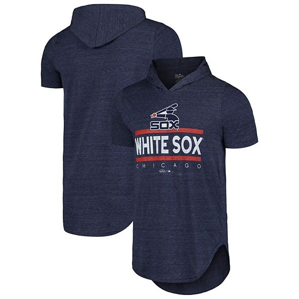 Мужская трикотажная футболка-худи Chicago White Sox от Majestic Threads с графикой Majestic Threads