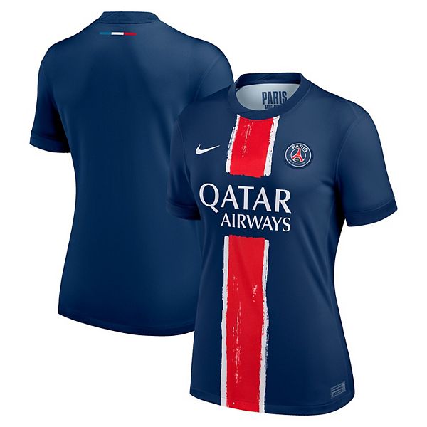 Женская домашняя футбольная реплика футболка Nike Paris Saint-Germain 2024/25, 100% полиэстер NCAA