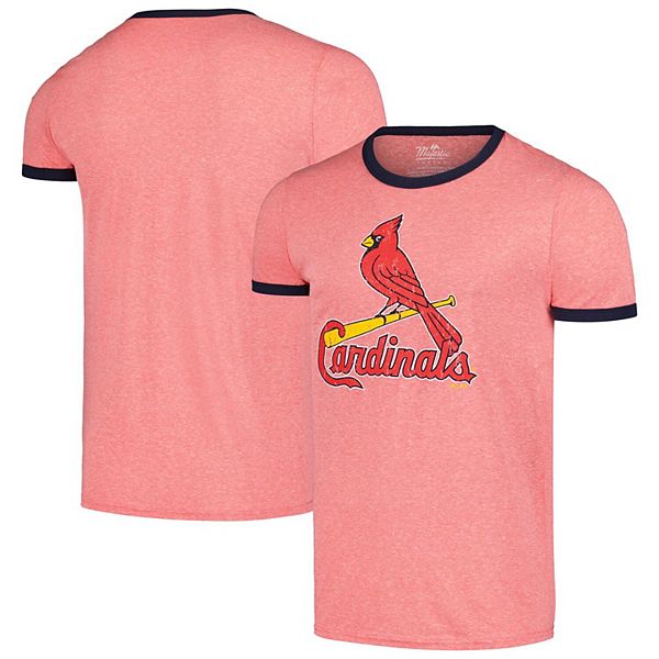 Мужская кольцевая футболка St. Louis Cardinals от Majestic Threads с графическим принтом и трикотажной тканью Majestic Threads