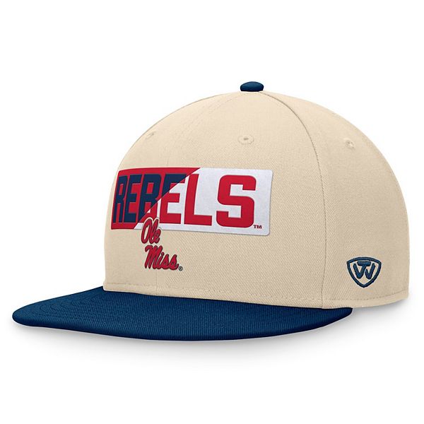 Бейсболка Snapback Ole Miss Rebels Goalaso, универсальный размер, 100% полиэстер Top of the World