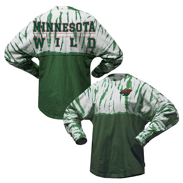 Унисекс Футболка Spirit Jersey Minnesota Wild Crystal Half Dye Spirit Jersey