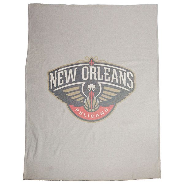 "New Orleans Pelicans 54"" x 84"" Sweatshirt Blanket" Logo Brand