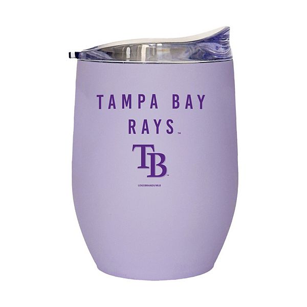 Фиолетовая стальная кружка с нескользящим дном 473 мл, Tampa Bay Rays Logo Brand