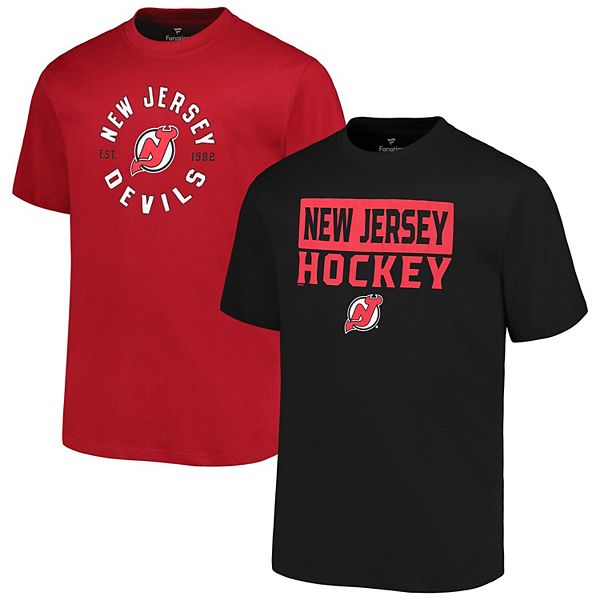 Комплект из 2 футболок с коротким рукавом для мужчин Fanatics New Jersey Devils Fanatics Brands - White Label