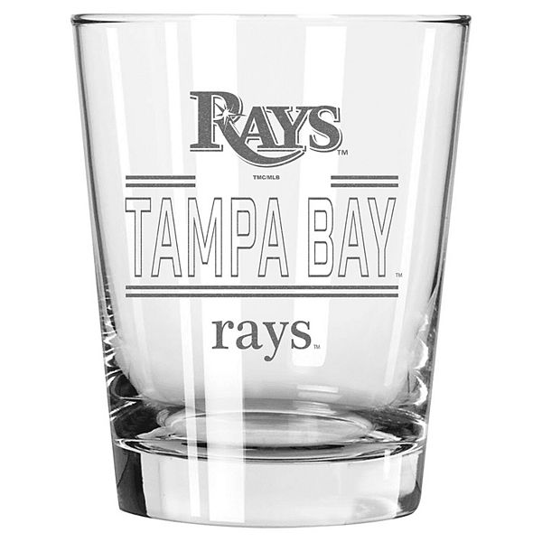 The Memory Company Tampa Bay Rays 15oz. Double Old Fashioned Glass The Memory Company