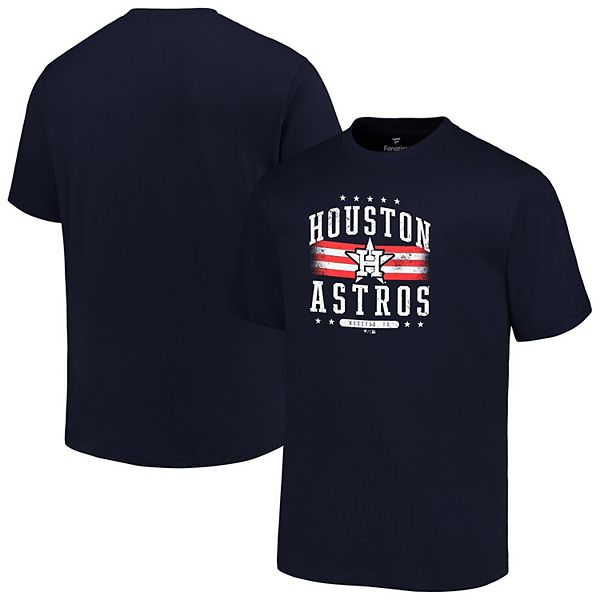 Мужская футболка Houston Astros Americana от Profile, 100% хлопок, короткие рукава Profile