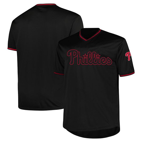 Мужская Футболка Profile Чёрная Philadelphia Phillies Big & Tall Pop Fashion Profile