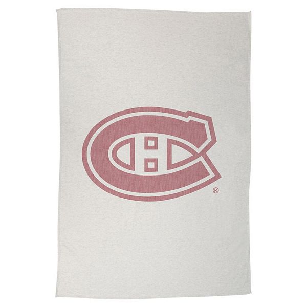 "Montreal Canadiens 54"" x 84"" Sweatshirt Blanket" Logo Brand