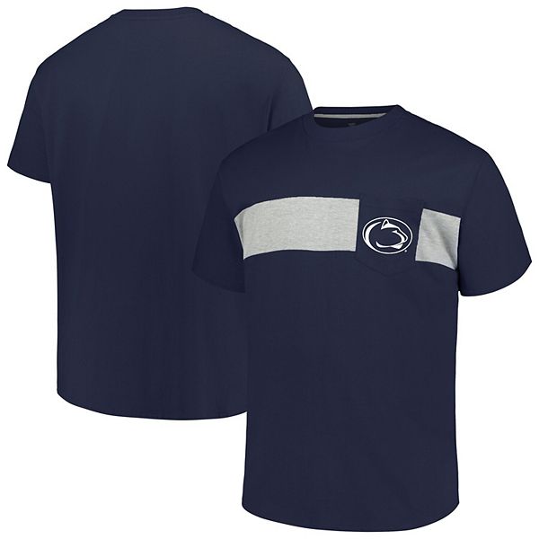 Мужская Футболка Profile Navy Penn State Nittany Lions Color Stripe Profile