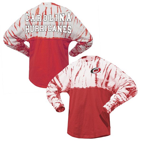 Универсальная Футболка Spirit Jersey Кристальная Полуокраска Carolina Hurricanes Долгий Рукав Spirit Jersey