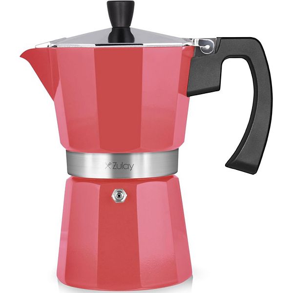 Zulay Kitchen Stovetop Espresso Maker - Moka Pot 6 Espresso Cups Zulay