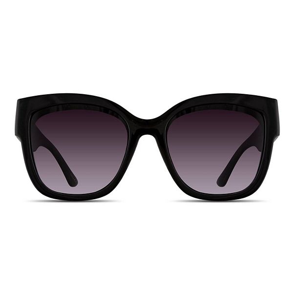 Солнцезащитные очки Jane, большие квадратные, 100% защита от UV Velvet Eyewear