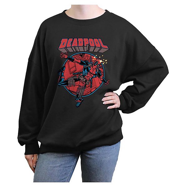 Женская Футболка Marvel Deadpool Falling Oversized Graphic Pullover Marvel