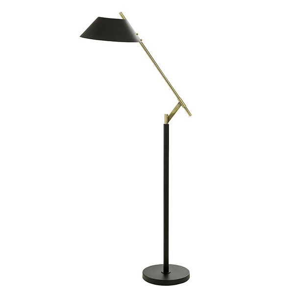 Brigg Black Floor Lamp with Black Lamp Shade Unbranded