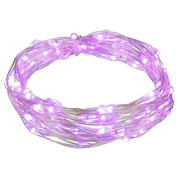 Northlight 100ct Purple LED Micro Fairy Lights with 16' Copper Wire Northlight