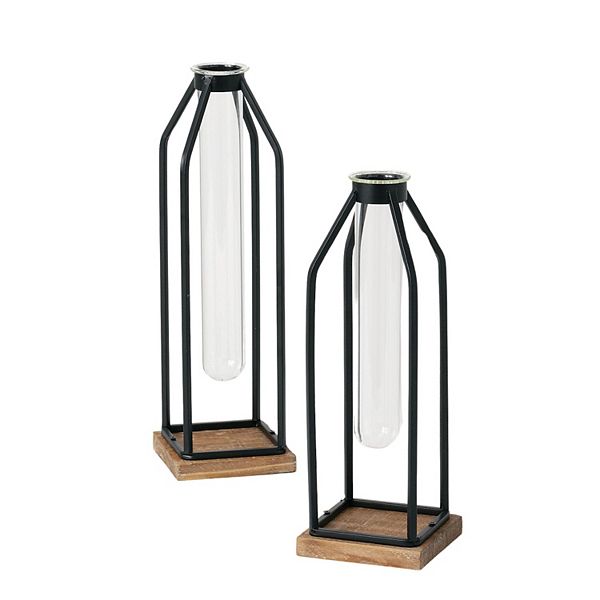 Sullivan's Tube Holder Vase Table Decor 2-Piece Set Sullivan's