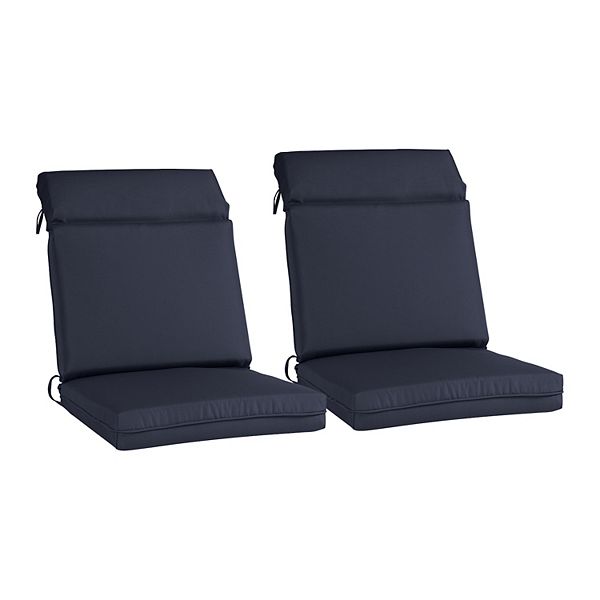 Aoodor 2pcs Outdoor High Back Dining Chair Cushion Set Aoodor