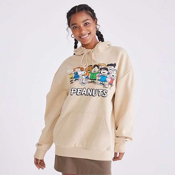 Juniors' Aeropostale Peanuts Group Pullover Hoodie AEROPOSTALE