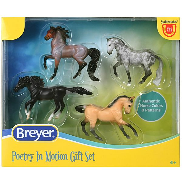 Breyer Horses Stablemates Series Poetry in Motion 4 Horse Set BREYER