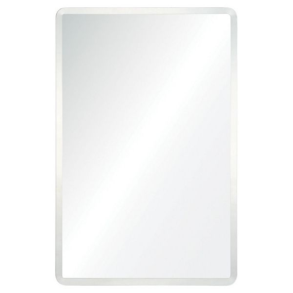 36" Clear Unframed Beveled Rectangular Wall Mirror Signature Home Collection