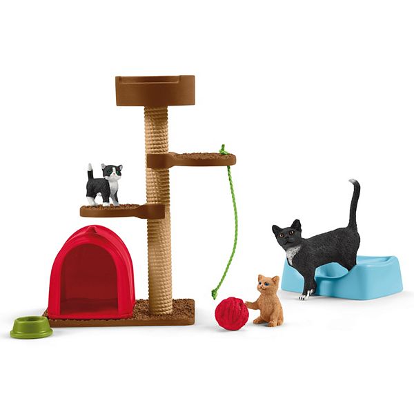 Schleich Farm World: Playtime For Cute Cats Animal Figure Playset Schleich