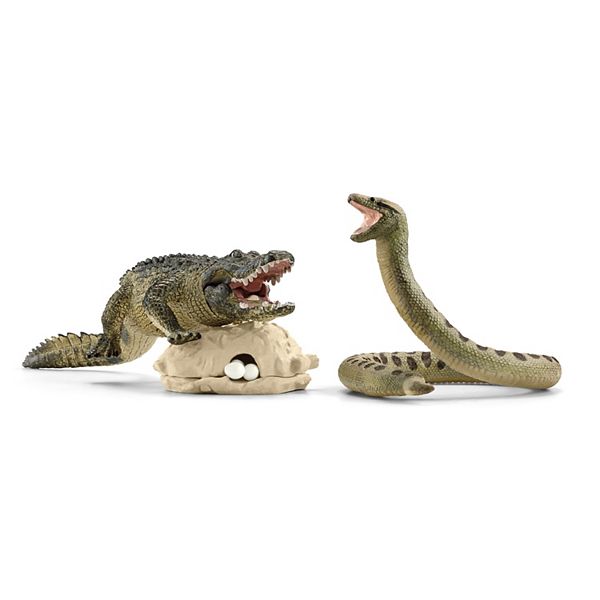 Schleich Wild Life: Danger In The Swamp 4-Piece Playset Schleich