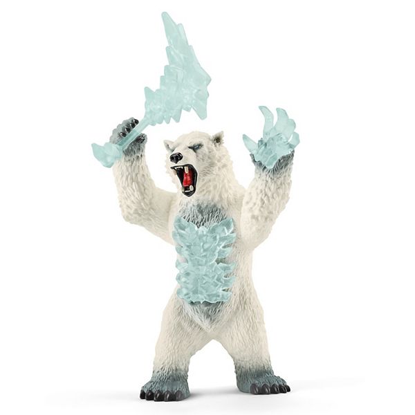 Schleich Eldrador Creatures: Blizzard Bear With Weapon Fantasy Action Figure Schleich