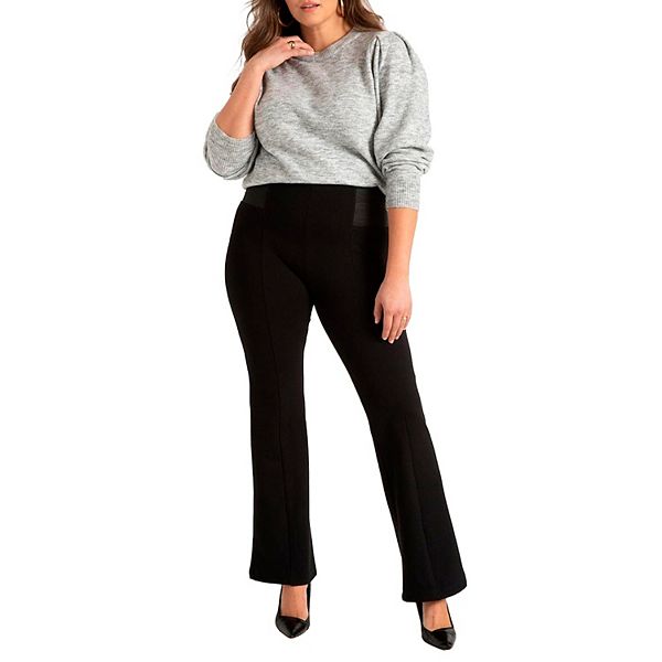 Женские Повседневные брюки ELOQUII Miracle Flawless Flare Leg Pant ELOQUII