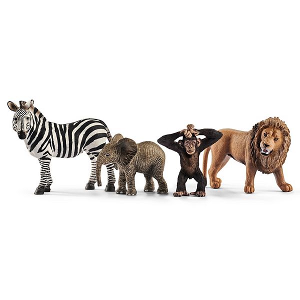 Schleich Wild Life: 4-Piece Animal Figurine Starter Set Schleich