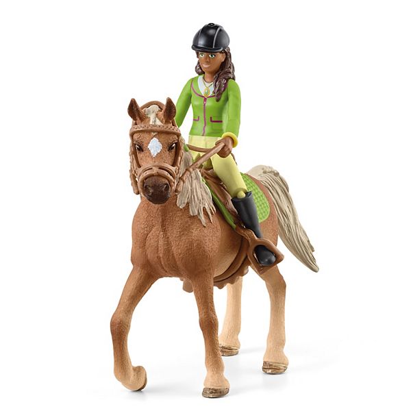 Schleich Horse Club: Sarah & Mystery Horse & Rider Figurine Playset Schleich