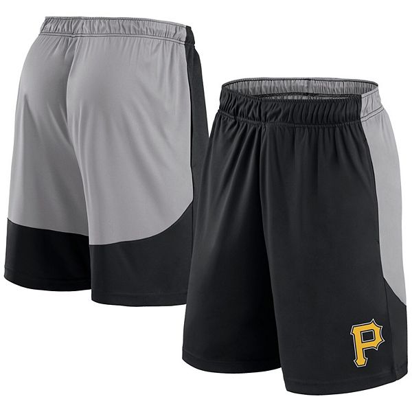 Мужские Спортивные шорты Fanatics Черные/Серые Pittsburgh Pirates Go Hard Fanatics Brands - White Label