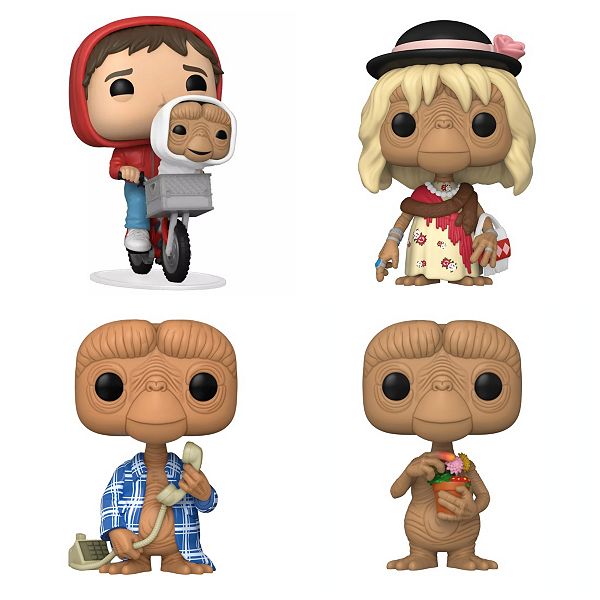 Funko Pop! 4 Pack E.t. The Extraterrestrial: Elliot And E.t. #1253, #1252, #1254, #1255 Funko