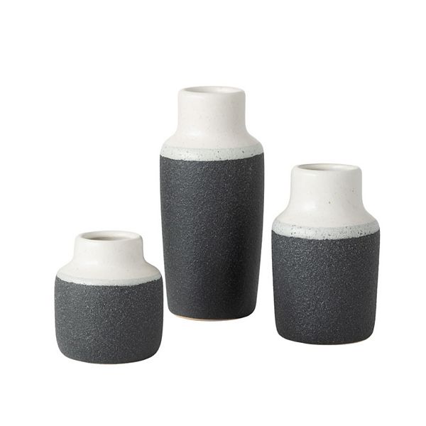 Sullivan's Two-Toned Vases Table Decor 3 pc Set Sullivan's