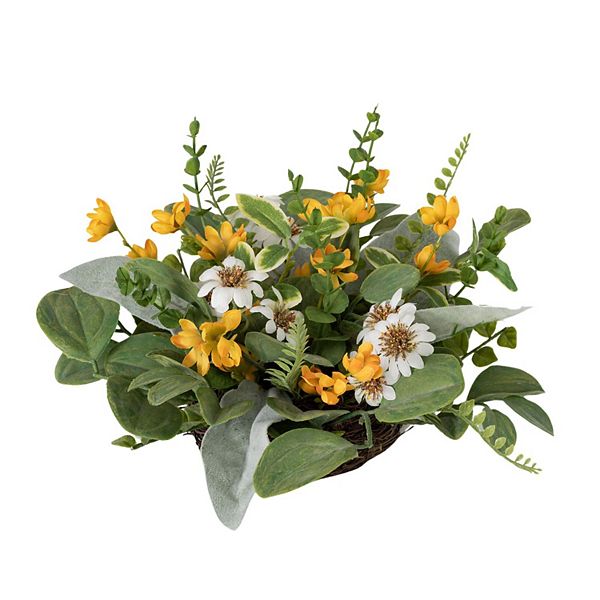 Sullivan's Daisy Marigold Blooms Orb Artificial Plant Sullivan's