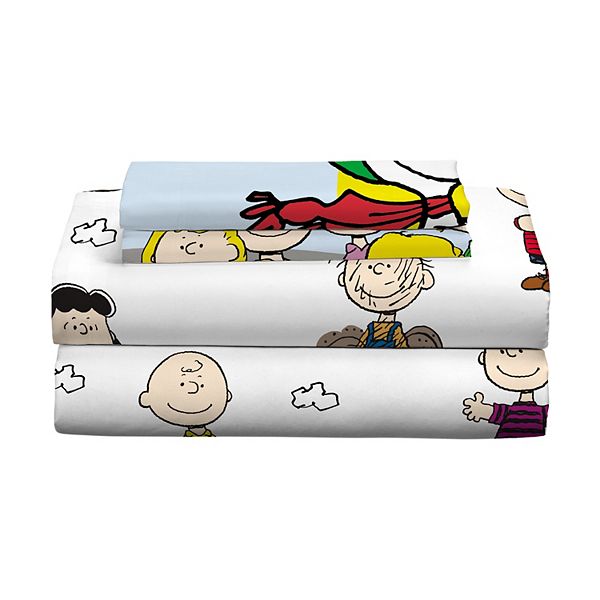 Peanuts Snoopy Fun Times Sheet Set Licensed Character