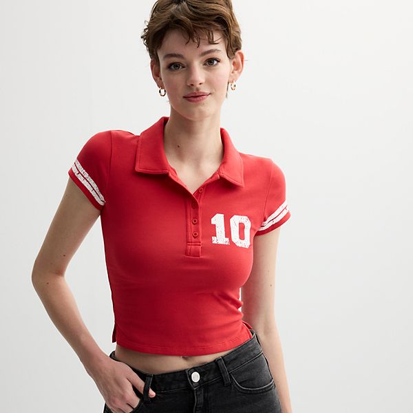 Женская Футболка Madden Girl Graphic Polo Madden Girl