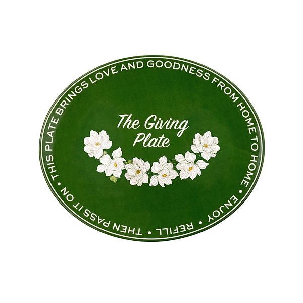 DRAPER JAMES RSVP™ Giving Plate - Magnolia Green DRAPER JAMES