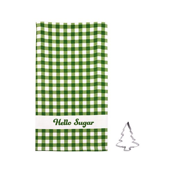 DRAPER JAMES RSVP™ Tea Towel and Cookie Cutter Set - Eden Plaid DRAPER JAMES