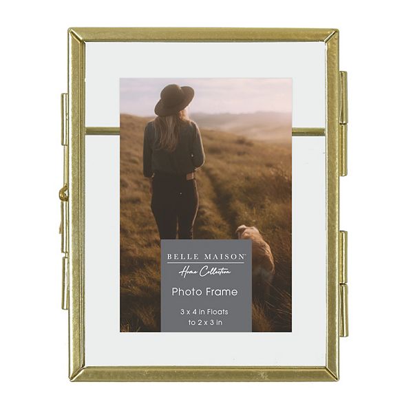 Belle Maison Floating Metal Tabletop Picture Frame Belle Maison