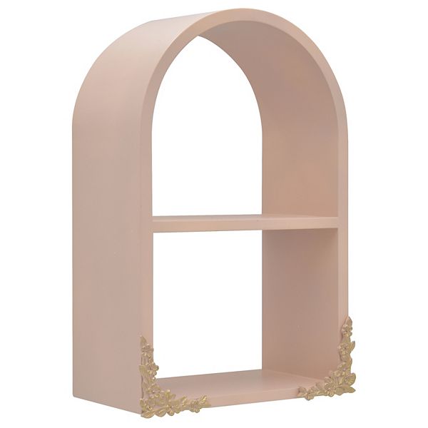 Belle Maison Floral Arched Wall Shelf Belle Maison