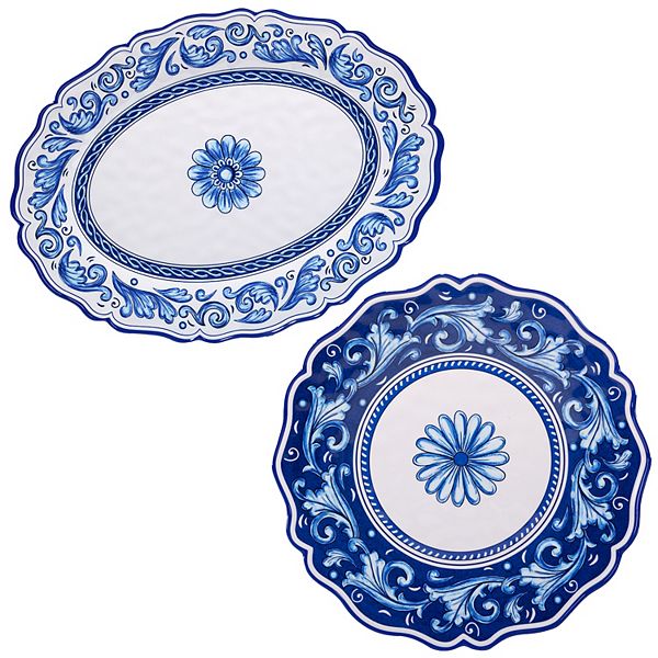 Certified International 2-Piece Veranda Platter Set Certified International