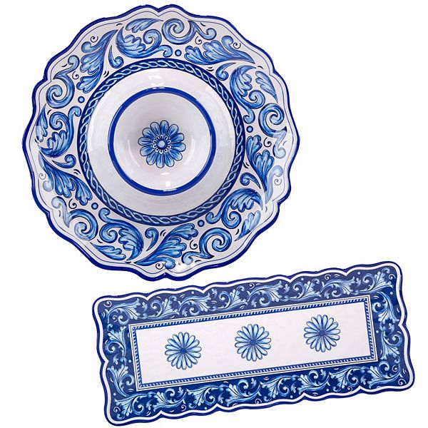 Certified International 2-Piece Veranda Appetizer Plate Set Certified International