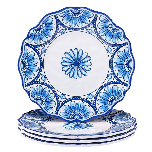 Certified International 4-Piece Veranda Salad Plate Set Certified International